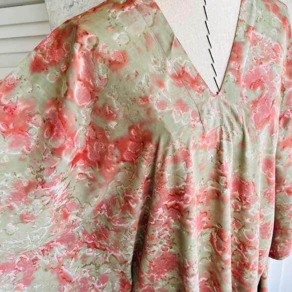 Tie Dye Boho Kaftan Spring Dresses Summer Dresses Maxi Dress Vacation - Picture 5 of 6